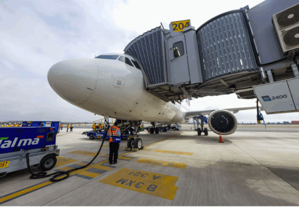 Avión en nuevo aeropuerto Jorge Chávez