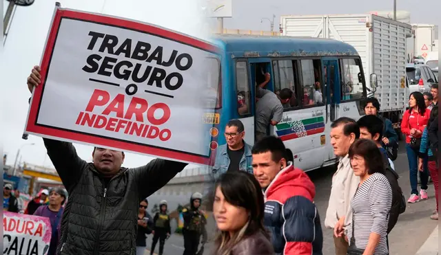 “Queremos trabajar sin miedo”: Transportistas protestan por inseguridad en Lima